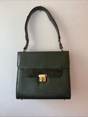 Vintage frenchys of california Dark Green purse